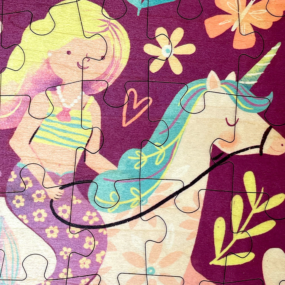 Mermicorn Wood Puzzle