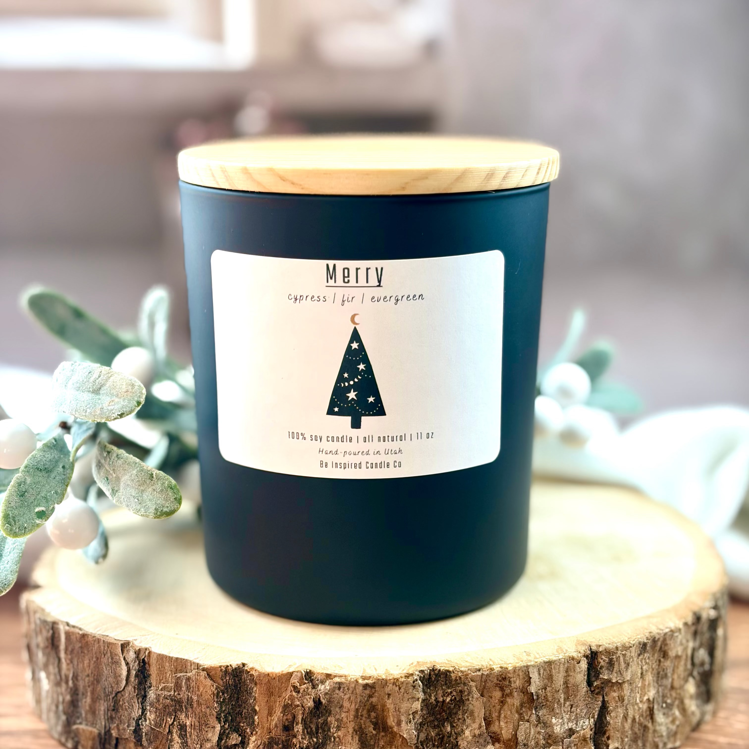 large black candle
