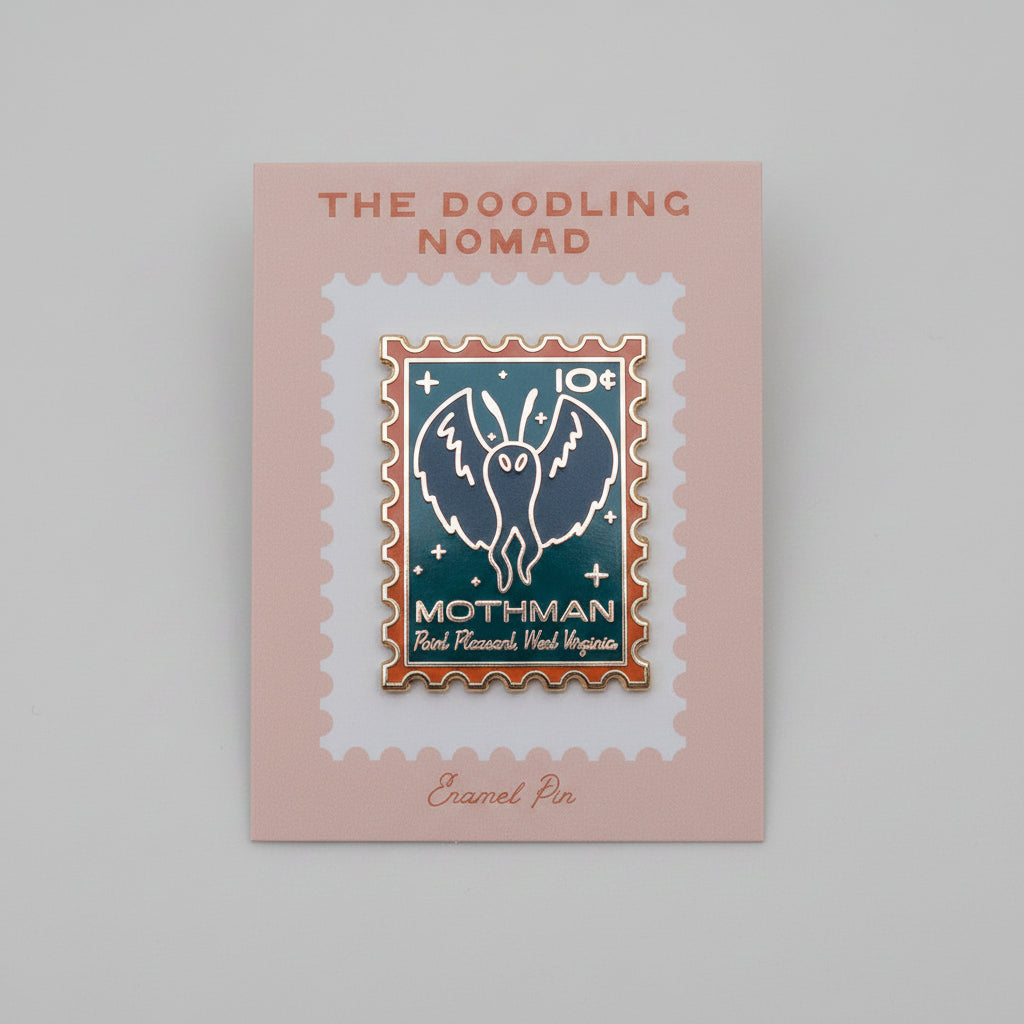 Mothman Enamel Pin