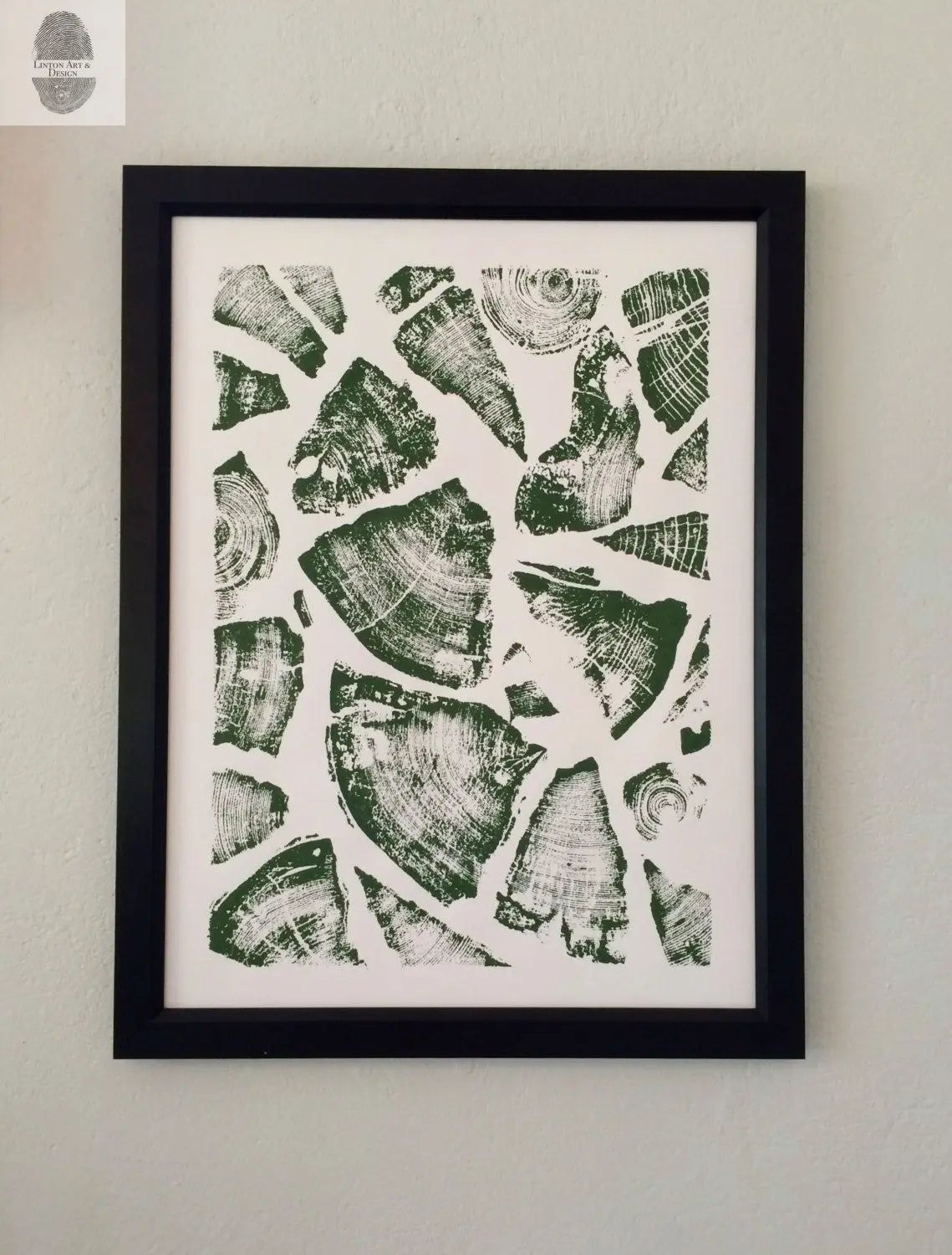 Natural Pattern Collage - 18x24 Print