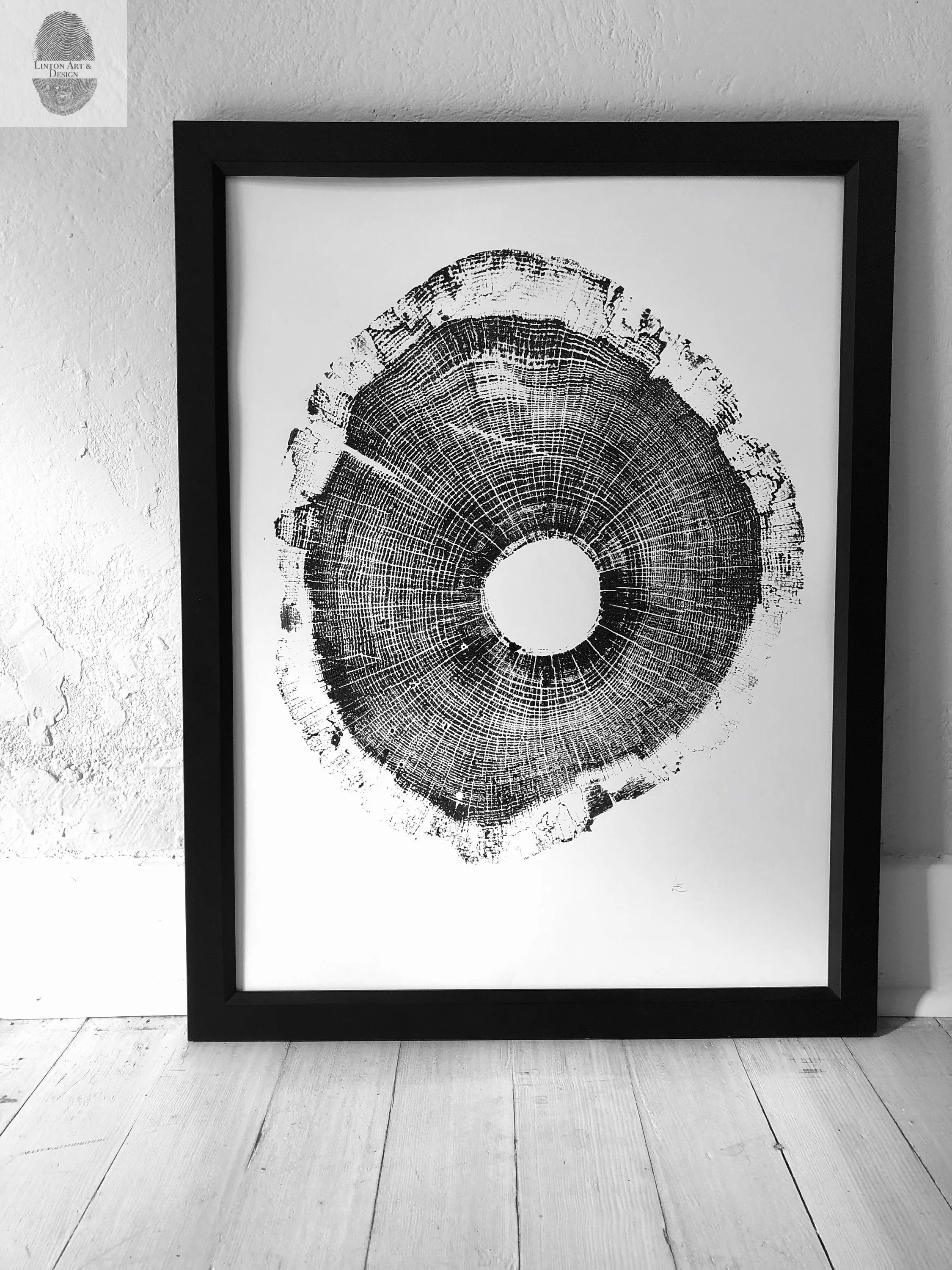 North Carolina Tree Art - Oak - 18x24 print