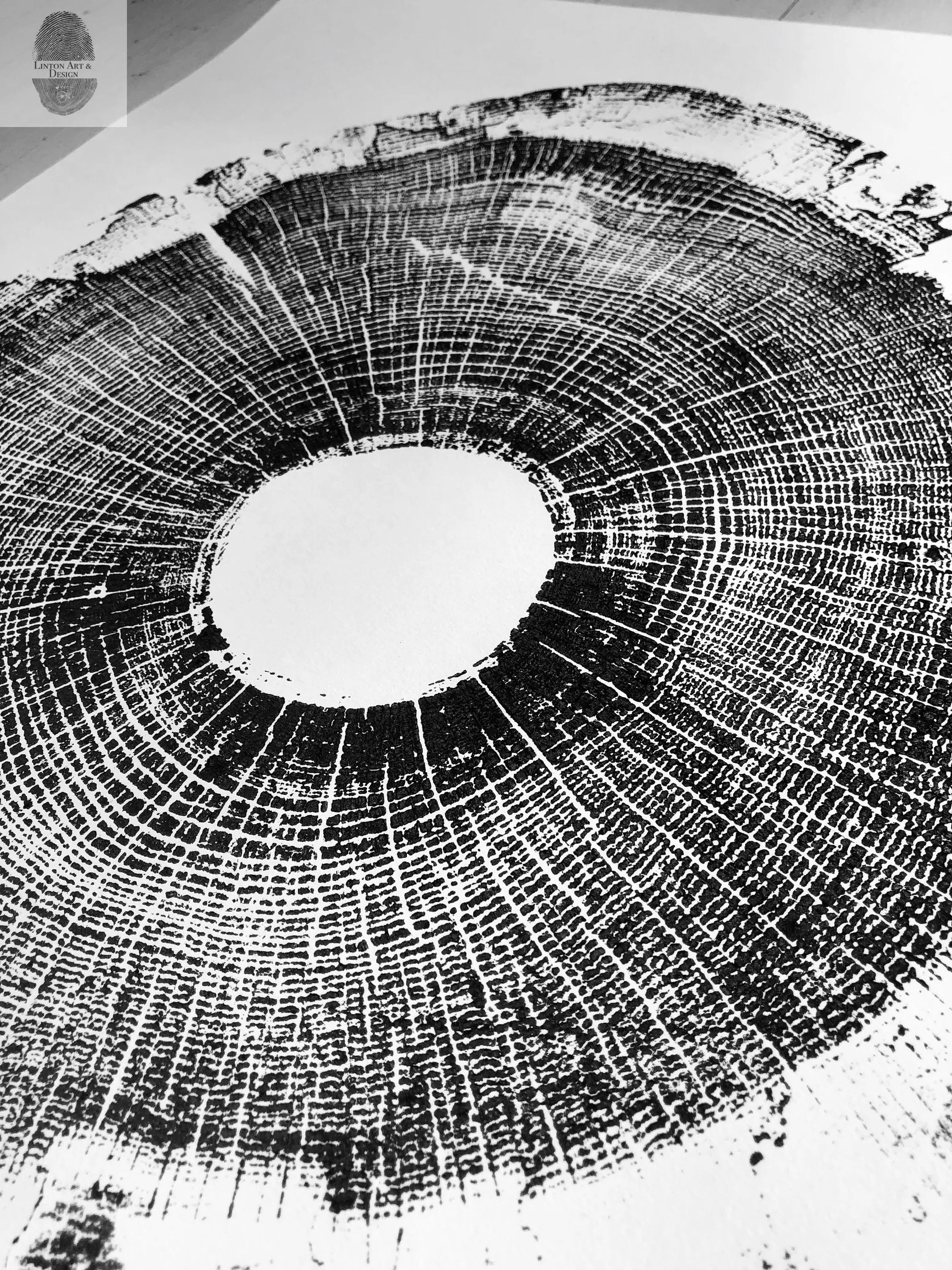 North Carolina Tree Art - Oak - 18x24 print