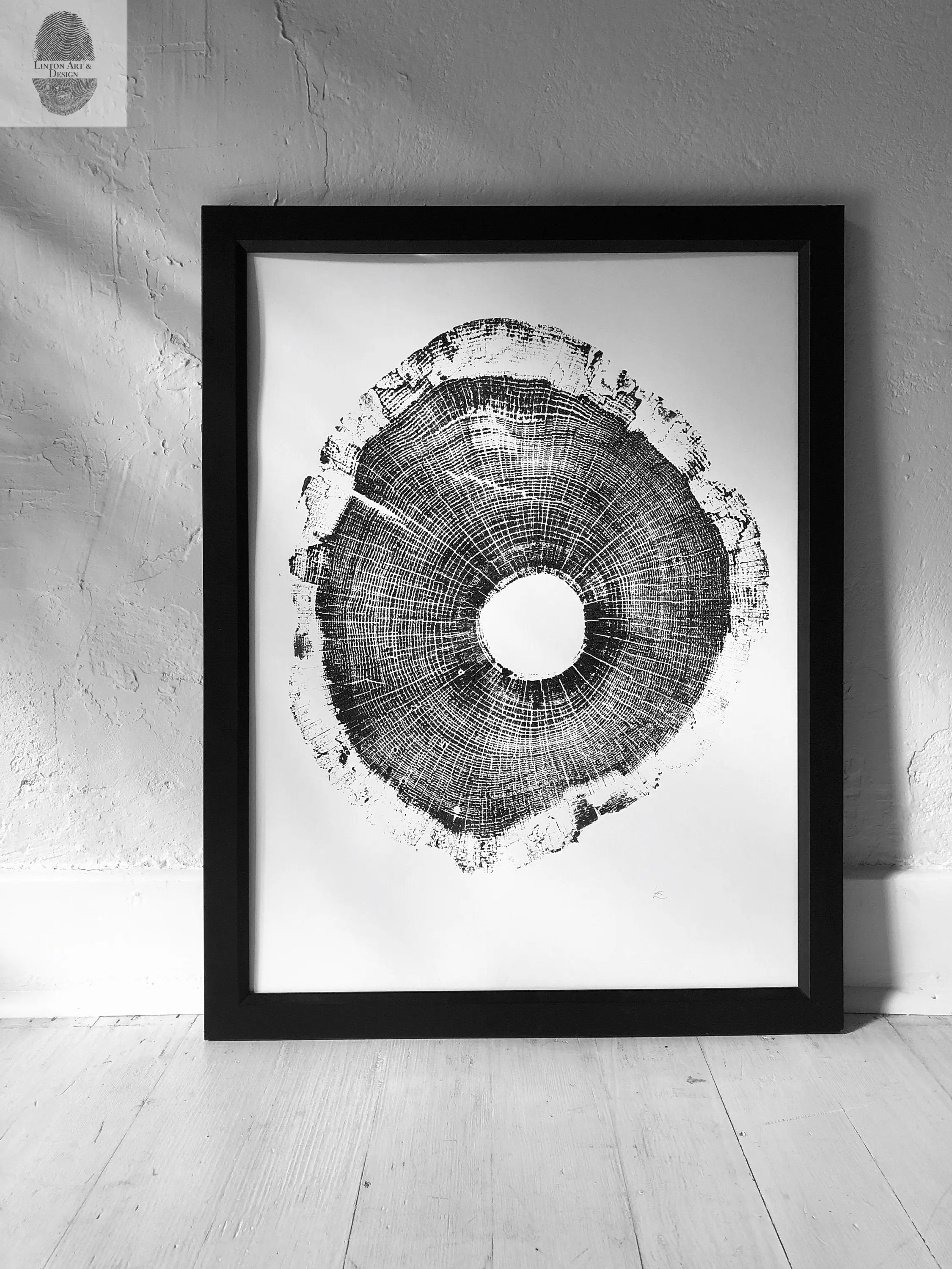 North Carolina Tree Art - Oak - 18x24 print