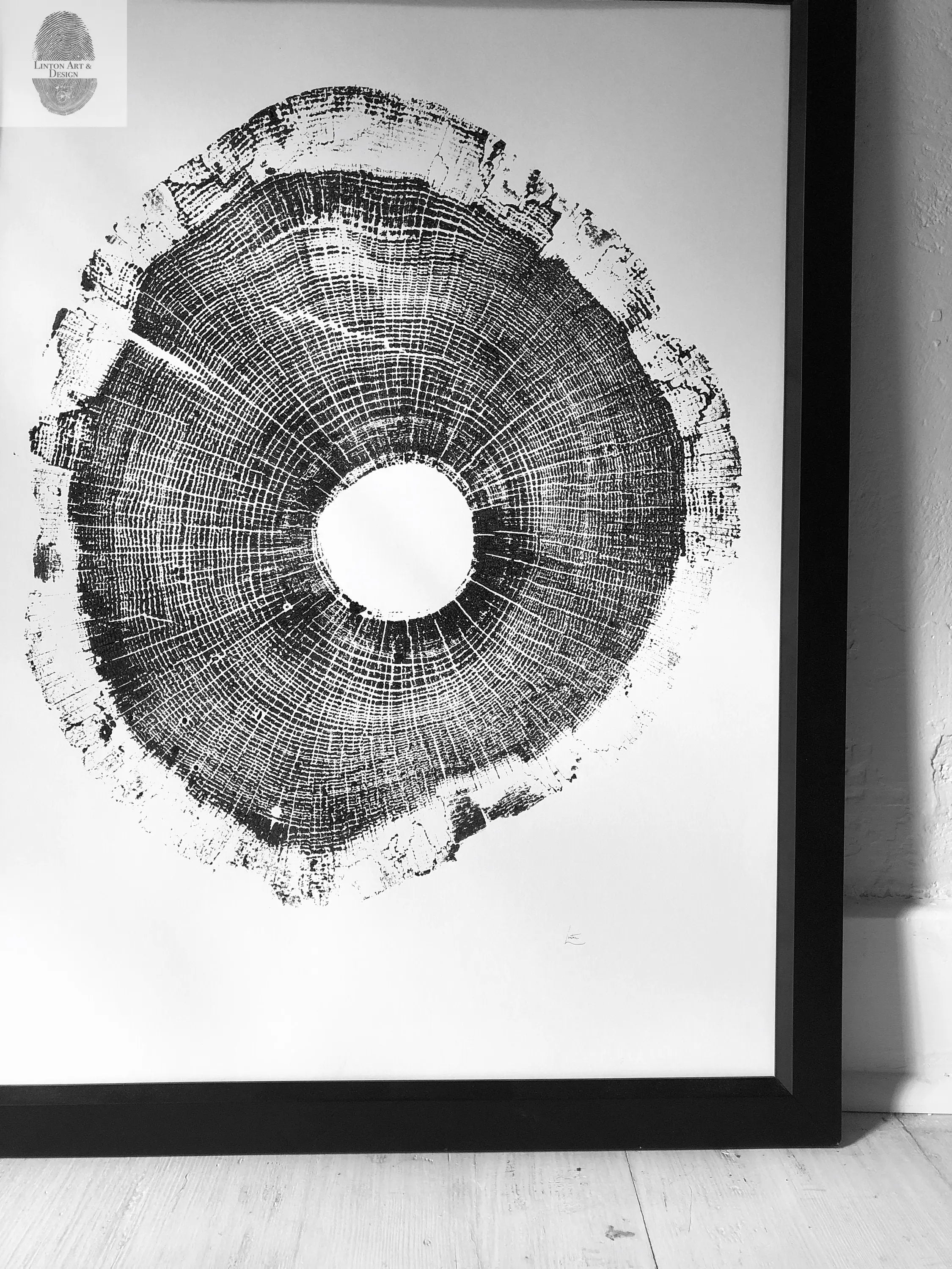 North Carolina Tree Art - Oak - 18x24 print