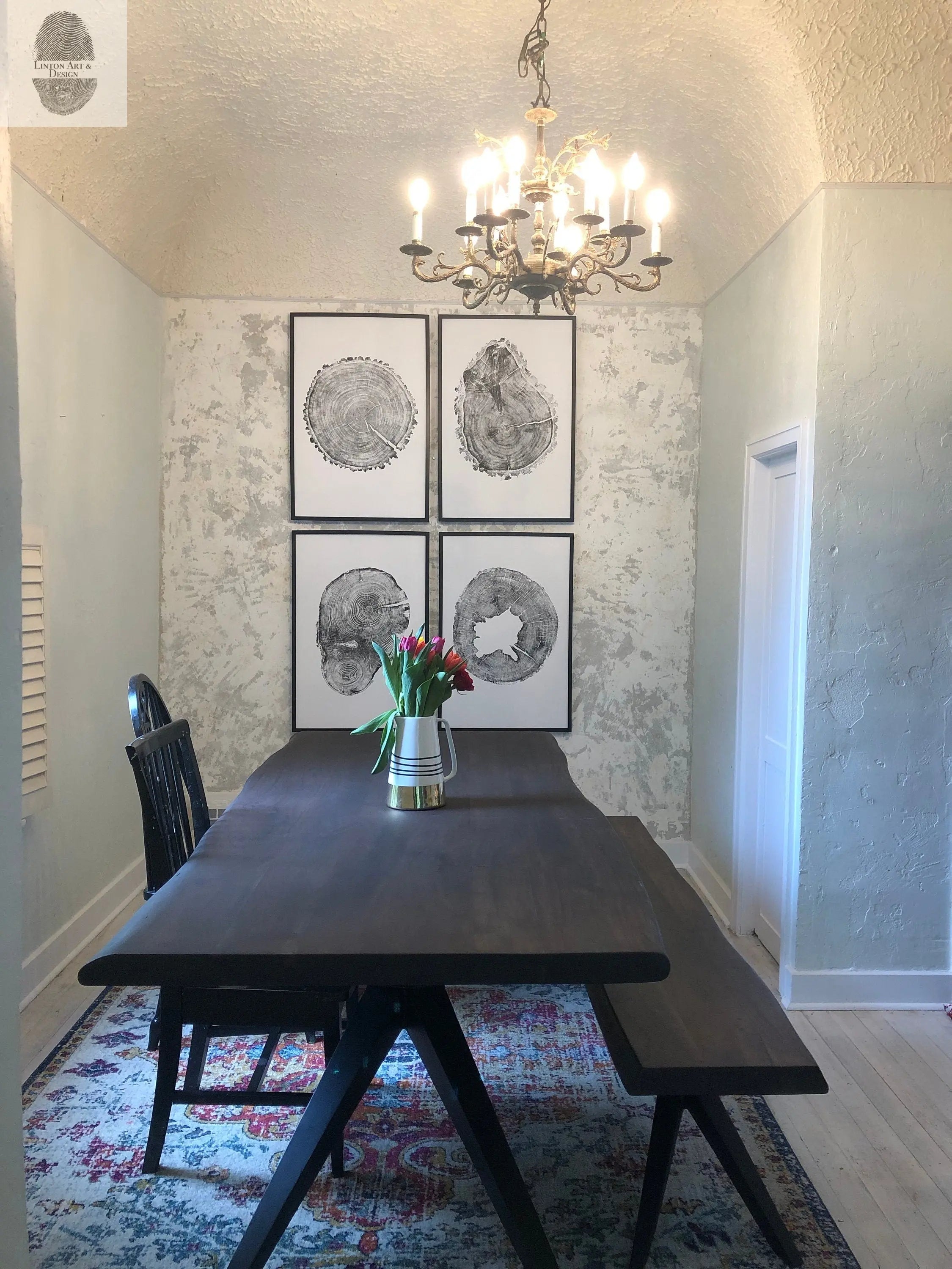 Oak, Pine, & Hemlock Set of 4 - 24x36 each print