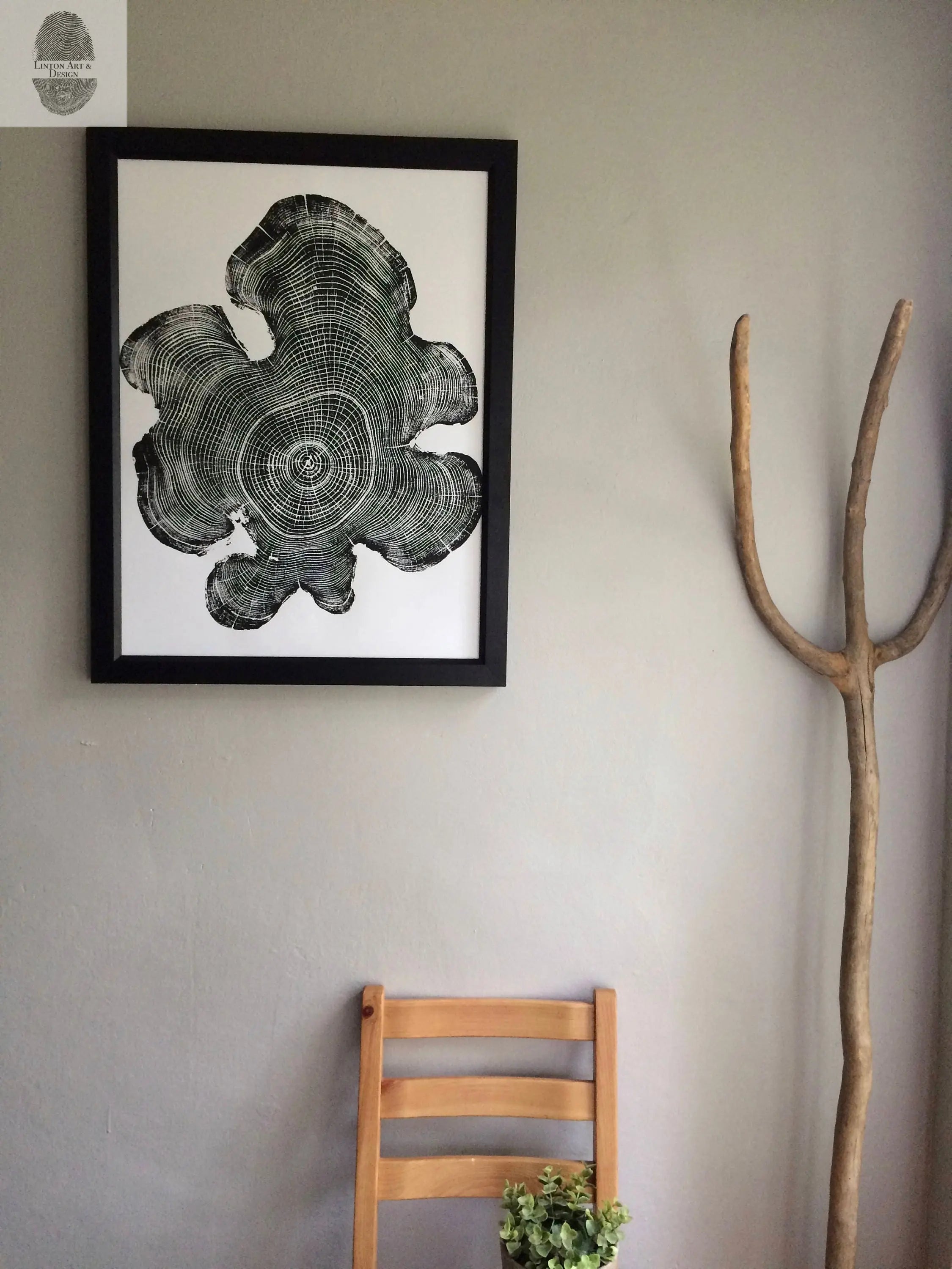 Ohio Locust tree art - 18x24 print