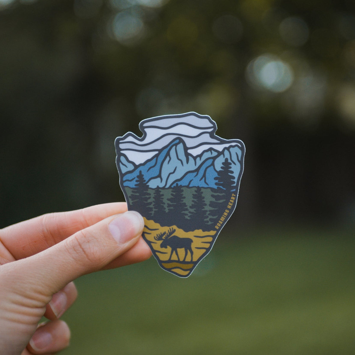Grand Teton National Park Arrowhead | Sticker