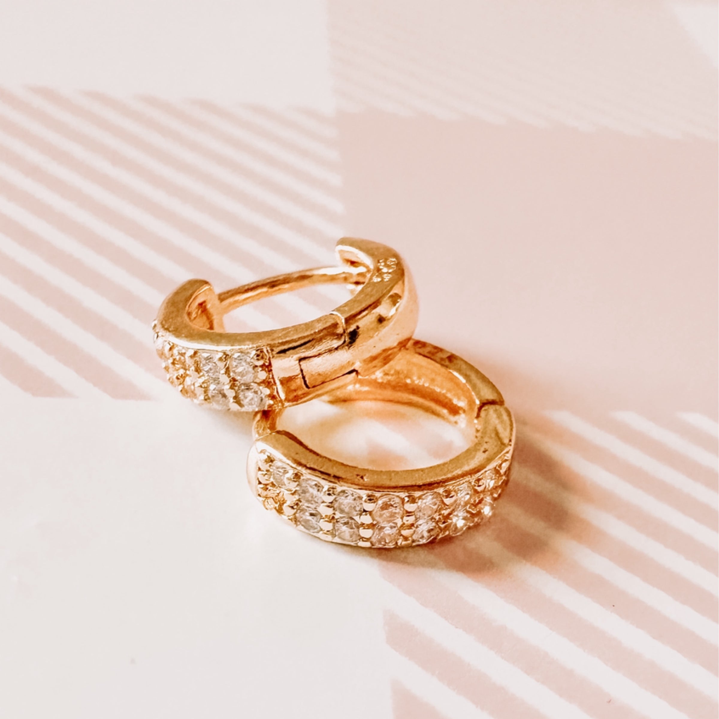 Mini Diamond Huggies