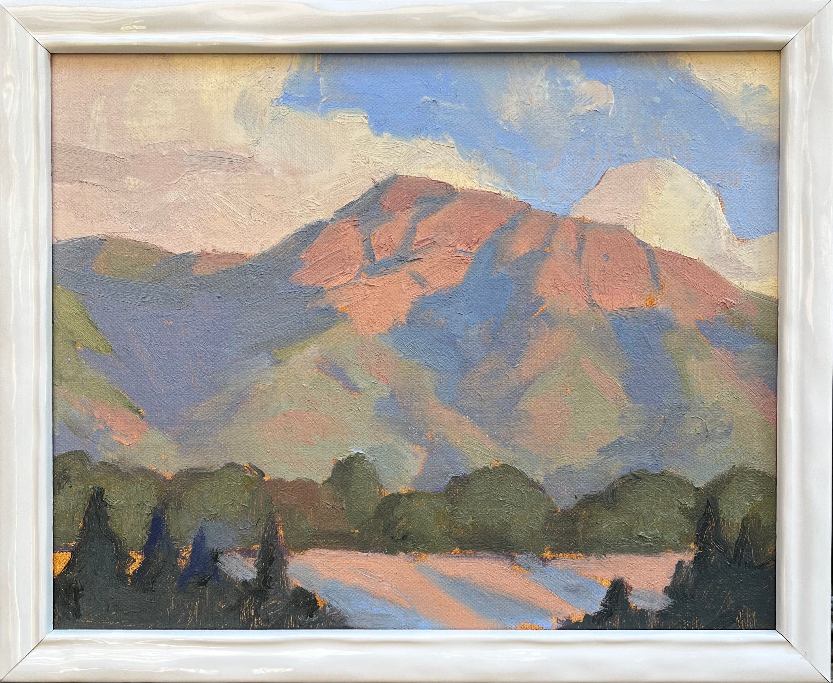 “Mount Olympus Sundown” - Original Painting - Golden Hour Art Show