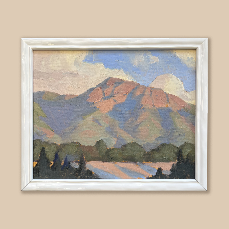 “Mount Olympus Sundown” - Original Painting - Golden Hour Art Show