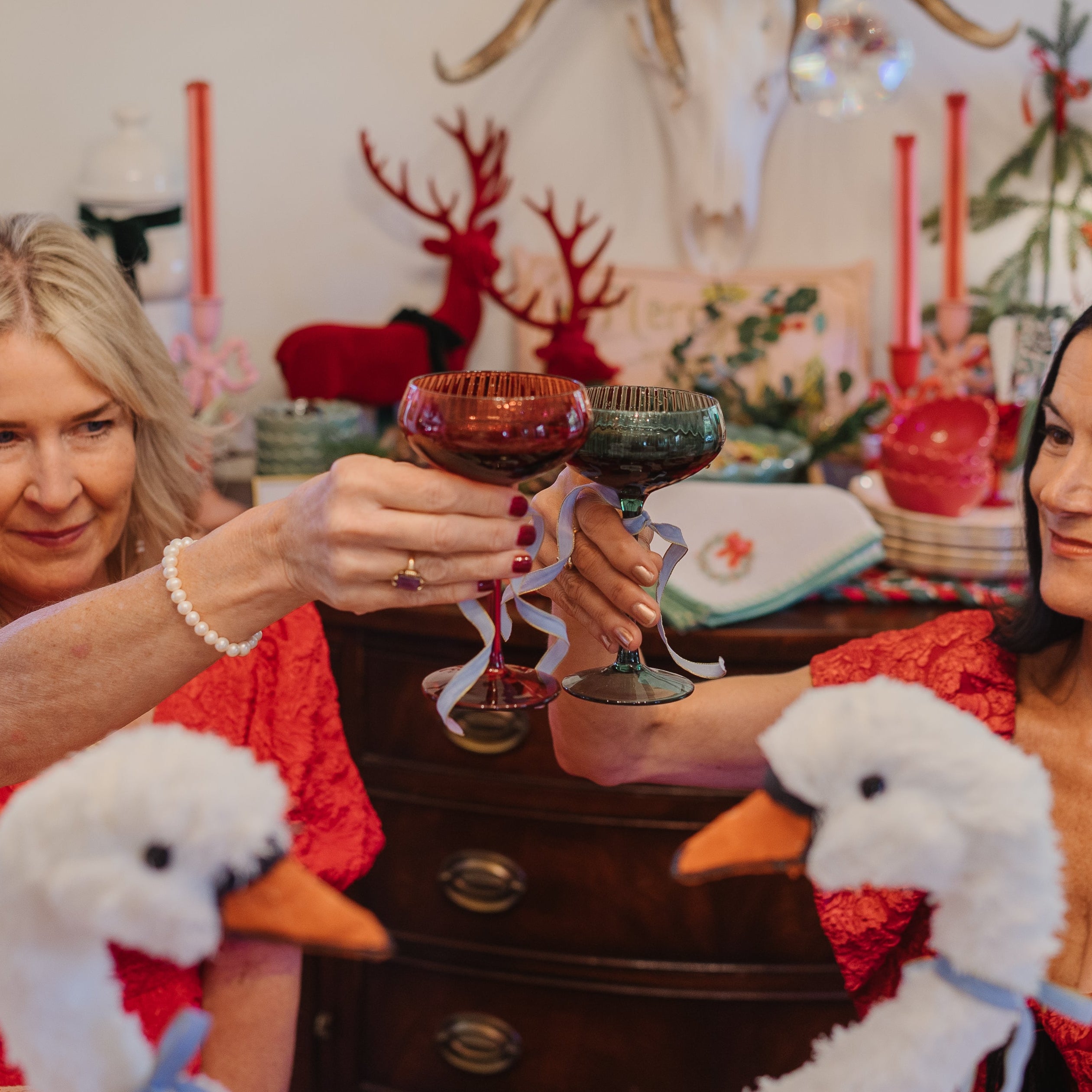 Stemmed Champagne/Coupe Glass - 4 Colors