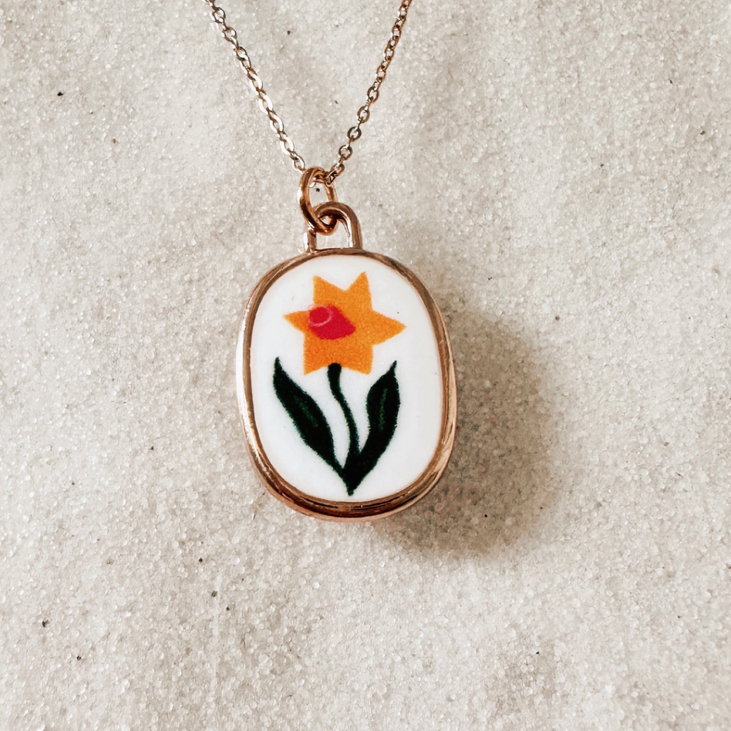 Birth Flower Necklaces