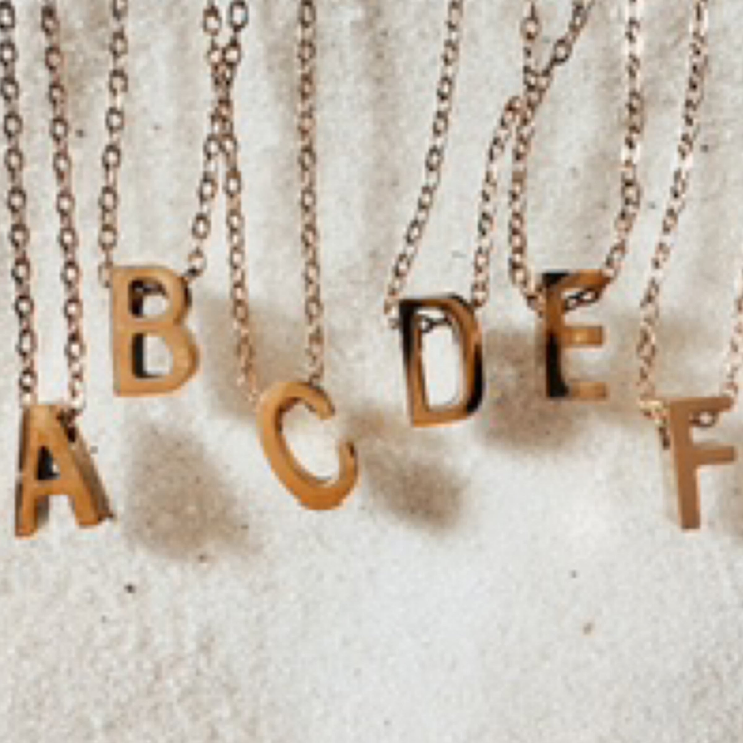 Alphabet Necklace