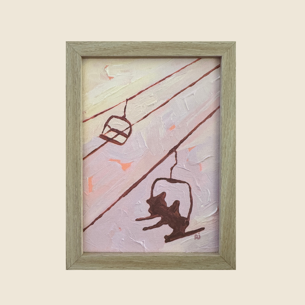 "Love on the Lift" - Original Painting - New Beginnings Art Show