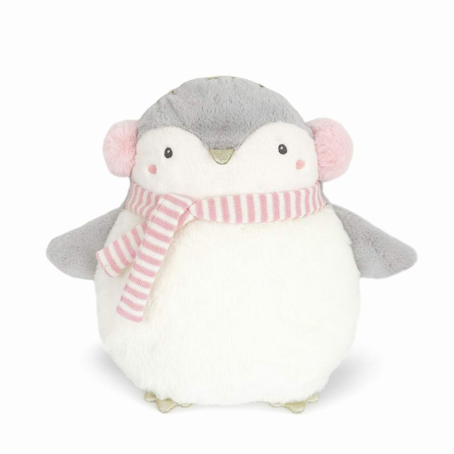 Brrrrrrrr-righten up a kid’s room with Mon’s Ami’s cute-as-can-be Penguin Christmas Decorative Pillow. Sporting cozy earmuffs and a jaunty striped scarf, our 16-inch plush children’s decorative pillow is a comfy companion for playtime or naptime. Our Christmas decorative pillow is also ideal for any penguin lover. Create hype around the holiday with our playful penguin children’s decorative pillow.