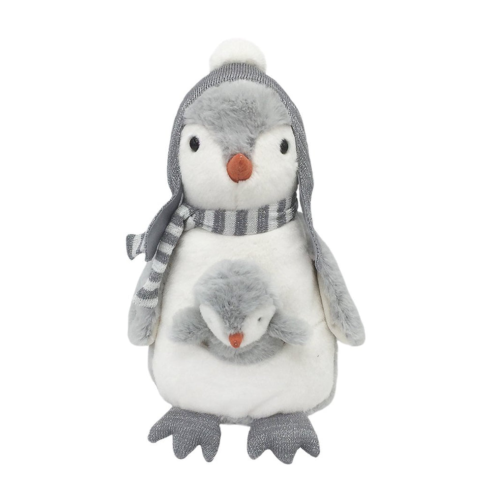 A heart warming plush penguin...meet Peddles and her little baby. Removable, and super cuddly! 