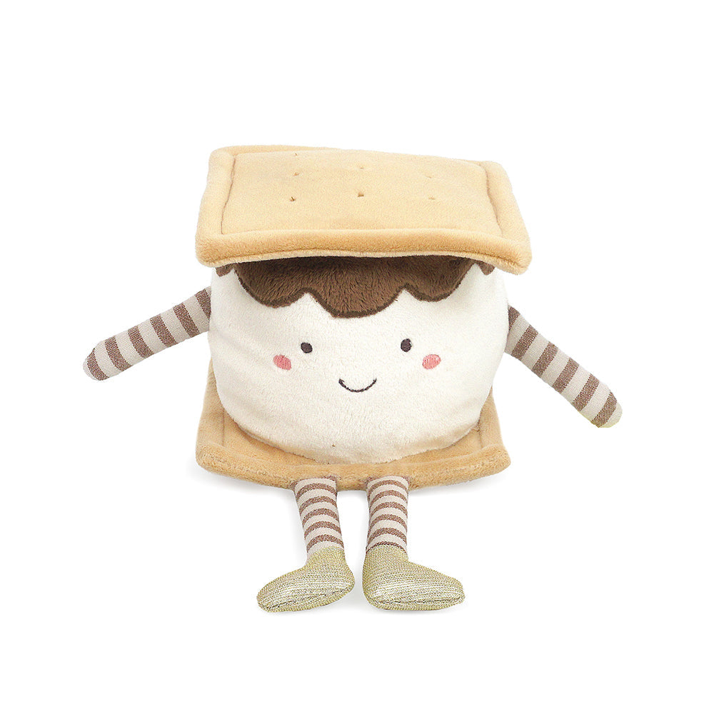 The ultimate sweet treat. Mon Ami’s Gingerbread House Christmas Plush Toy looks delicious enough to eat with its fluffy cake, frosted roof and candy-like details. Oversized and overstuffed, our whimsical Christmas plush toy is primed for playtime or adds a festive holiday accent to any room.