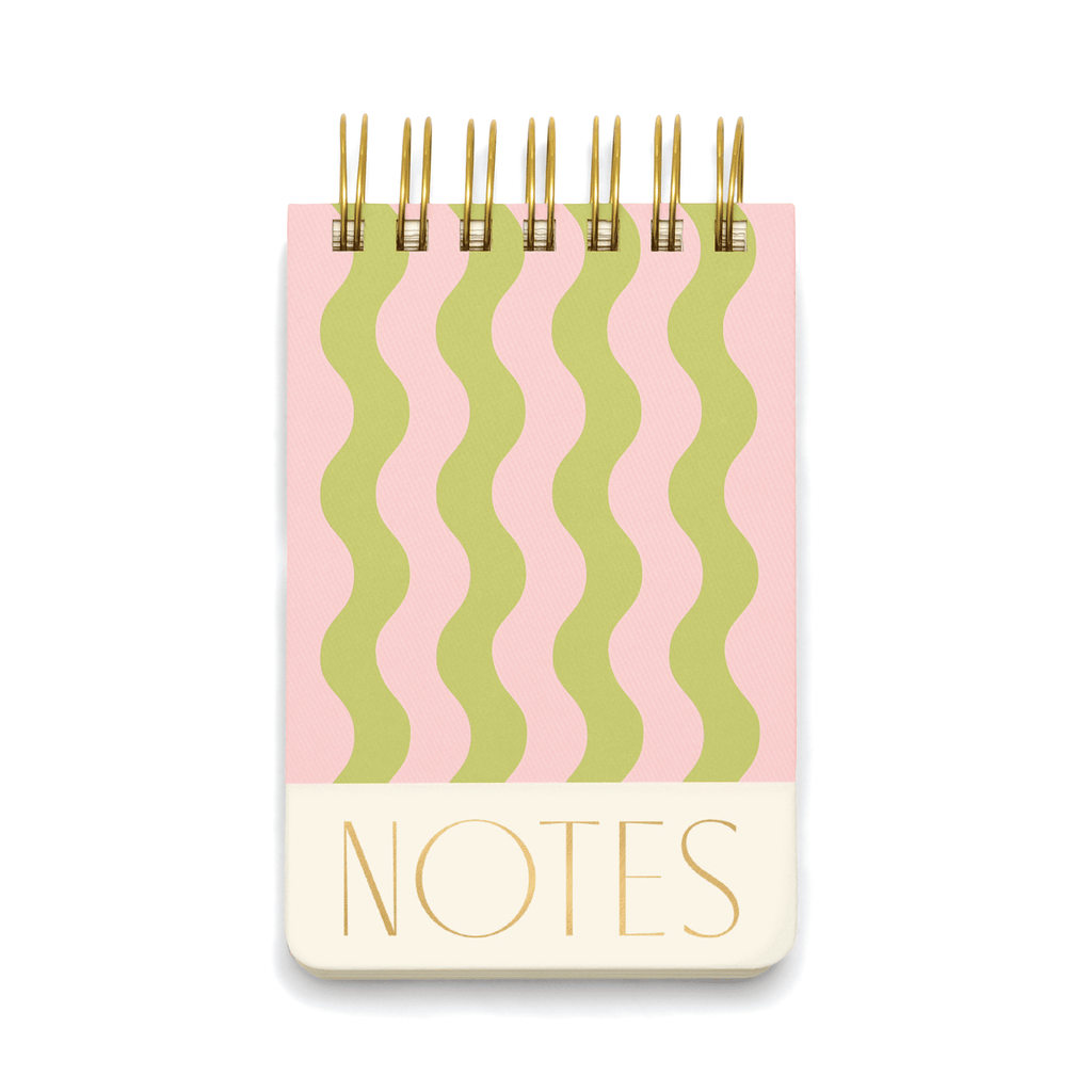 This&nbsp;mini notepad contains 192 lined sheets featuring perpetual headers for maximum note-taking that doesn’t eat up space in your bag. Makes the perfect gift for on-the-go scribblers or those in desperate need of a little fab to fight the office drab.