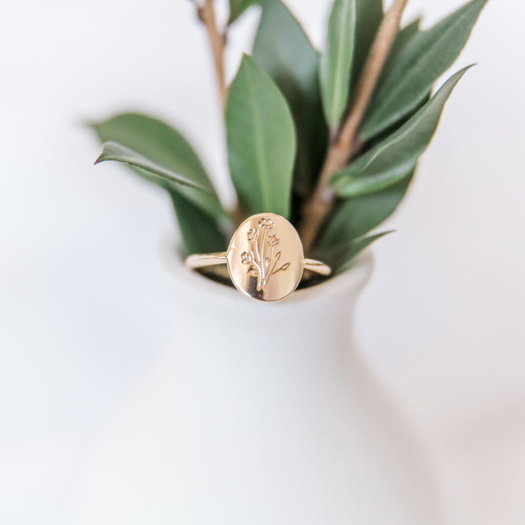 Wildflower Ring - Mauve Jewelry Co.