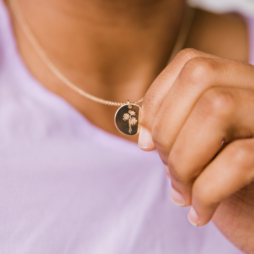 Daisy Necklace - Mauve Jewelry Co.
