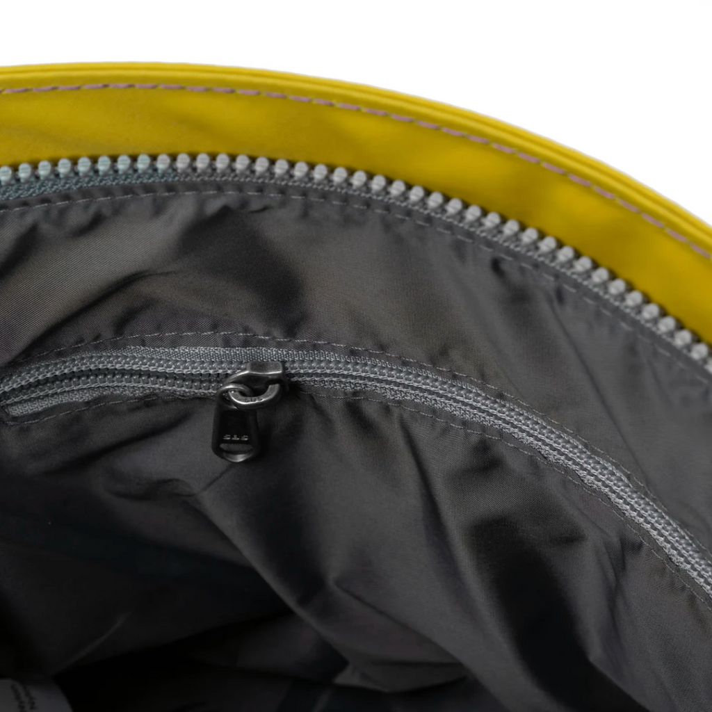 The fabric that gets cut off in production is not waste, it just hasn’t realized its potential yet! We lovingly turn leftover recycled material, or ‘offcuts’ into ROKA London bags. Each Color Block is limited due to the amount of offcuts we have – each edition will consist of multiple colorways.