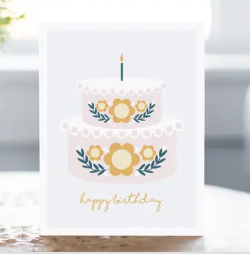 Birthday Cake Greeting Card