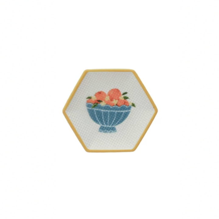 This Teeny Tiny Textured Stoneware Dish is a must-have for any fruit lover! Crafted with intricate detailing, this dish is perfect for serving up your trinkets or using as a decorative piece. Its small size makes it perfect for any space, while its stoneware material ensures durability.