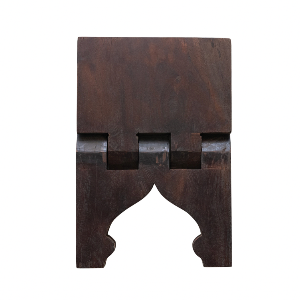 Reclaimed Wood Vintage Reproduction Oversized Folding Book Holder