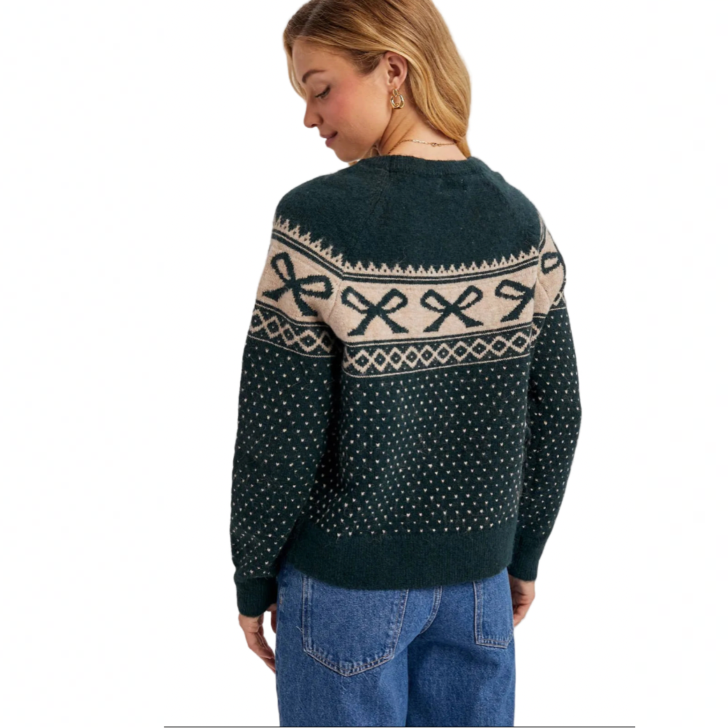 Festive Holiday Knit Sweater