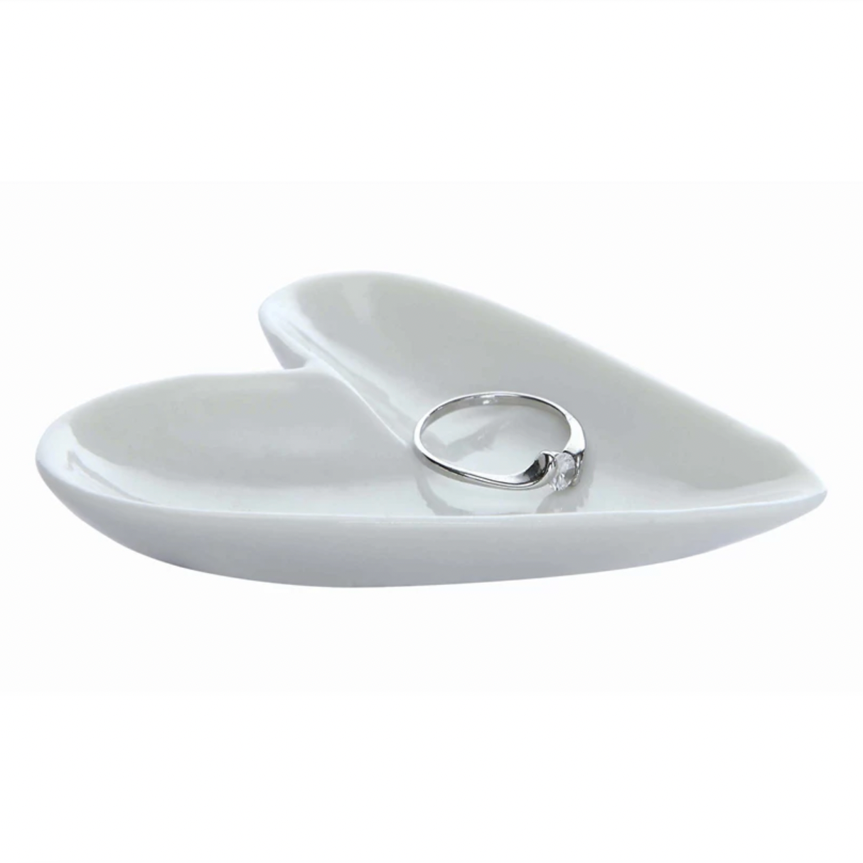 Ceramic Heart Ring Dish