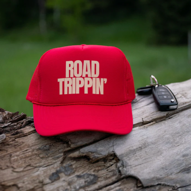 Red Road Trippin' Trucker Hat