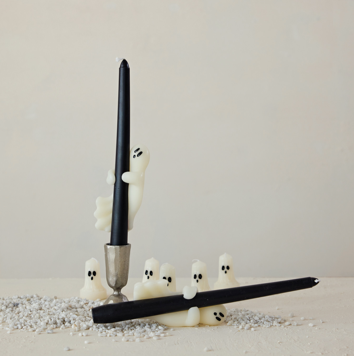 Unscented Hanging Ghost Taper Candles