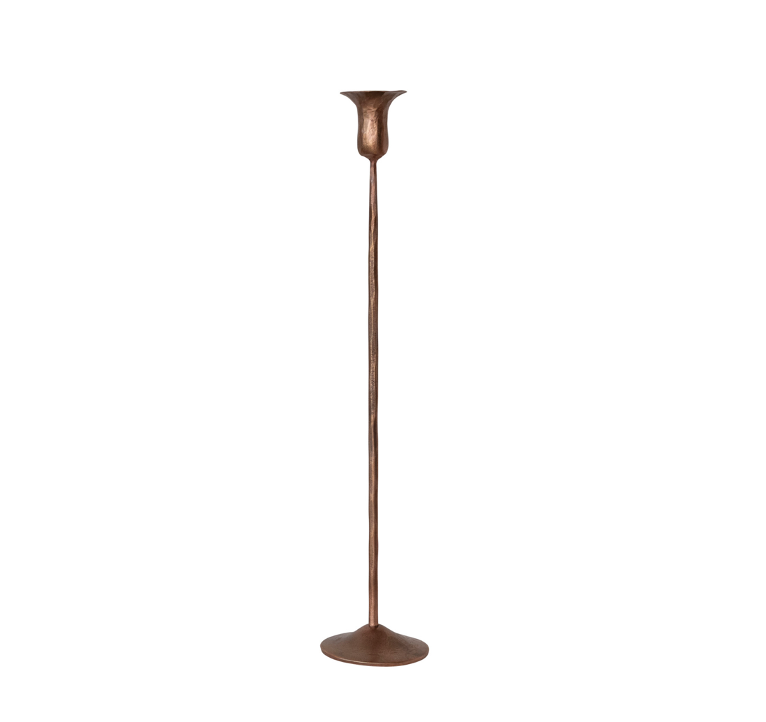 Hand-Forged Upright Iron Taper Holder - 4 Sizes