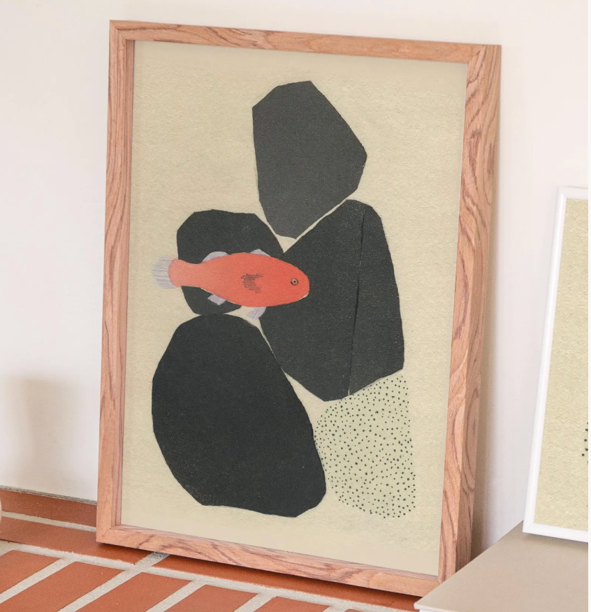 Red Fish Print