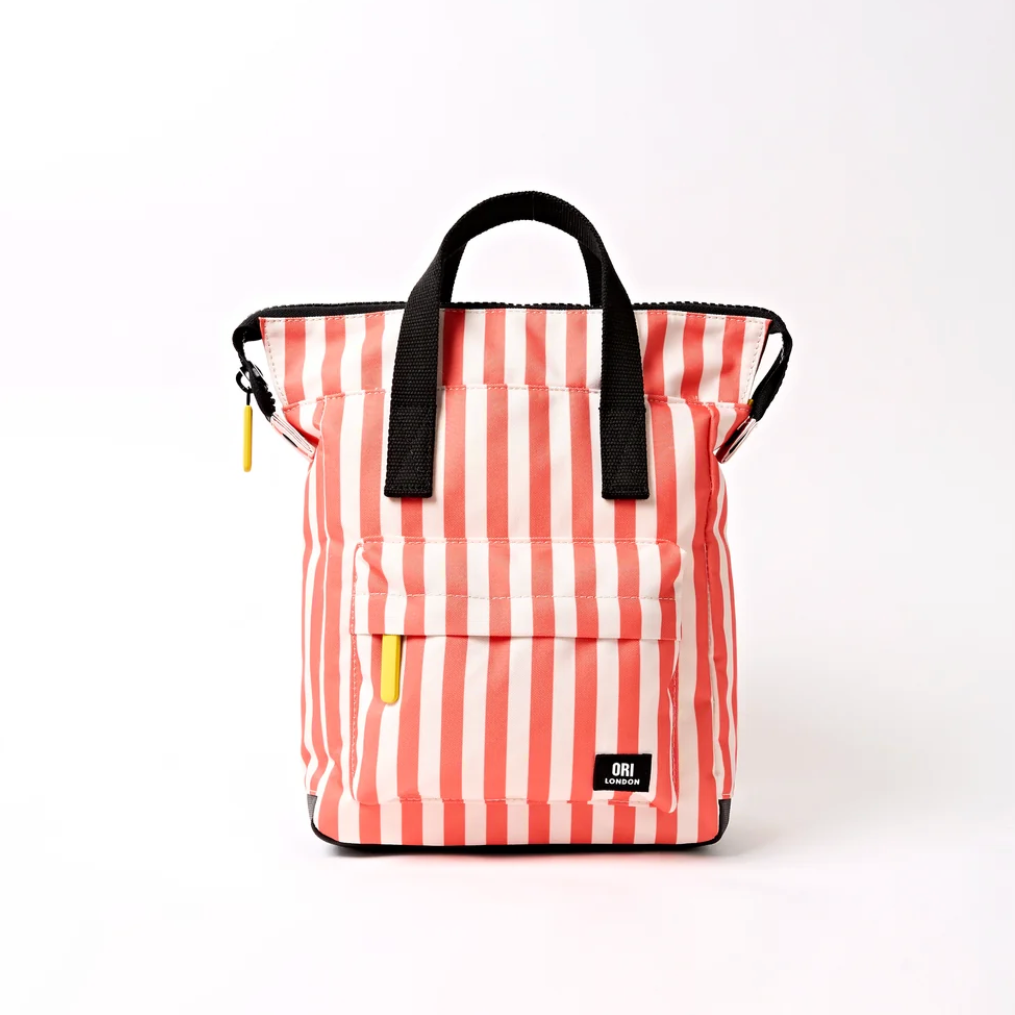 Bantry Backpack in Coral Stripe