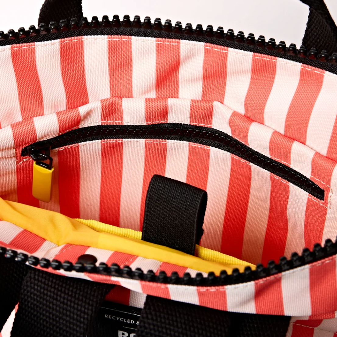 Bantry Backpack in Coral Stripe