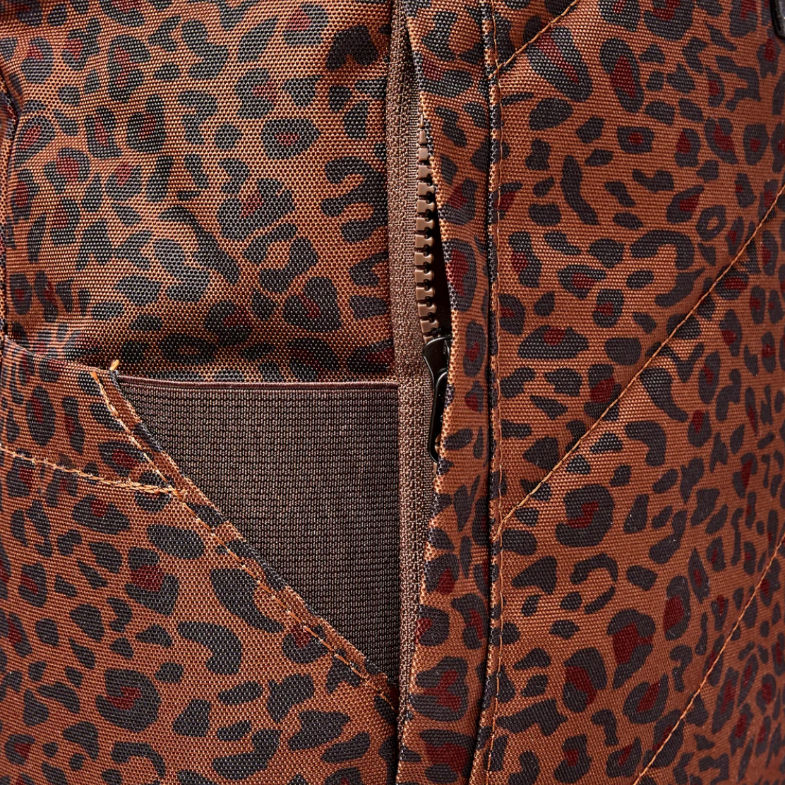 Canfield Roll Top Backpack in Mini Leopard