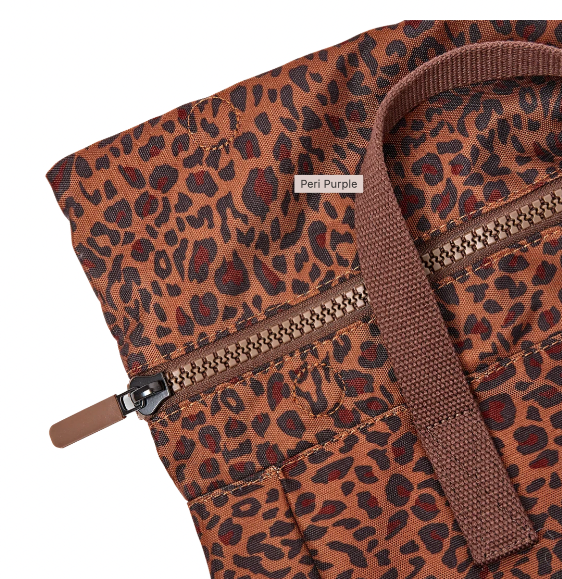 Canfield Roll Top Backpack in Mini Leopard
