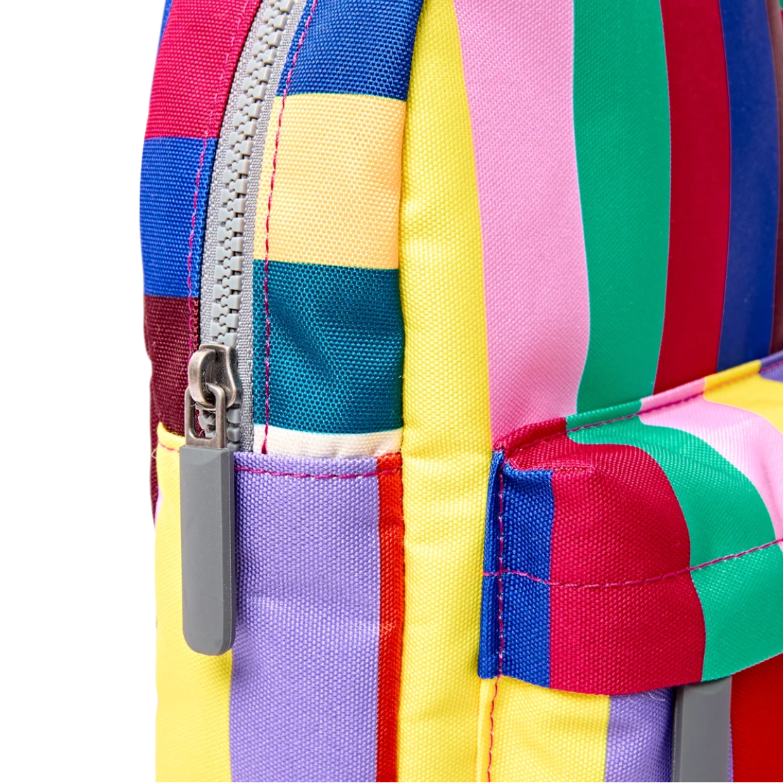 Willesden Sling Bag in Wide Multi Stripe