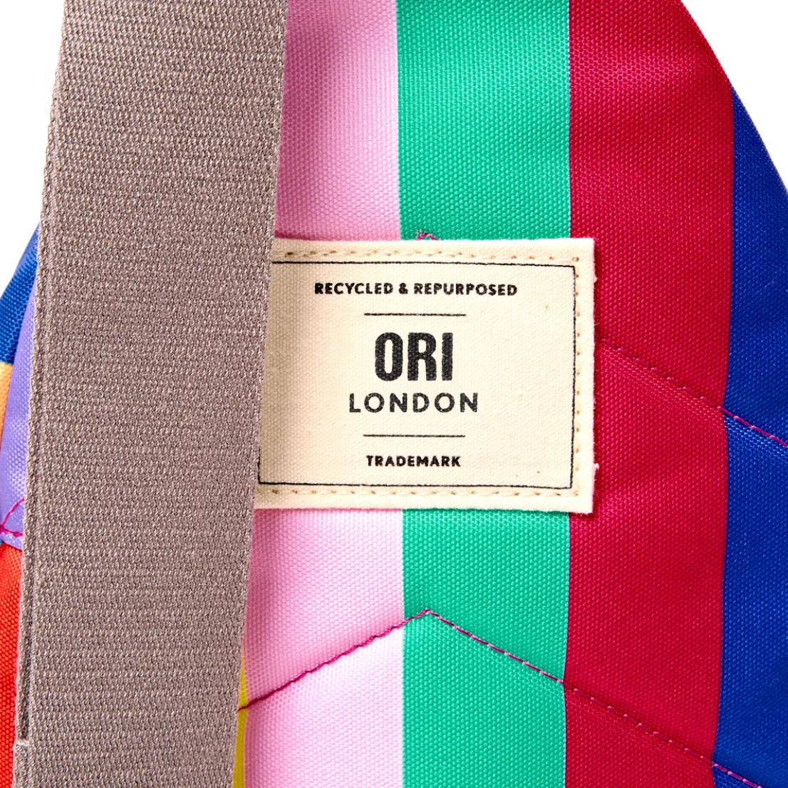 Willesden Sling Bag in Wide Multi Stripe