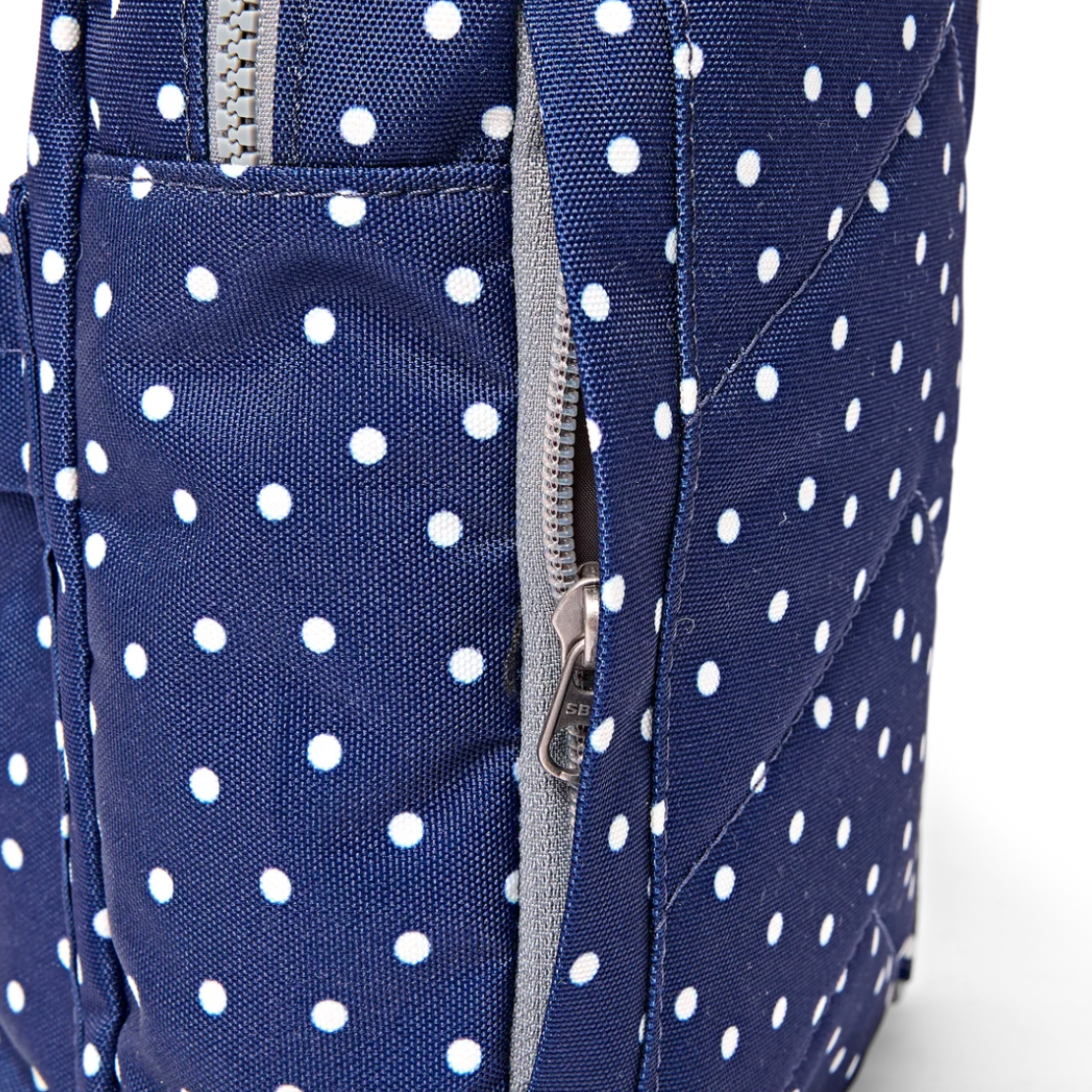 Willesden Sling Bag in Navy Polka Dot