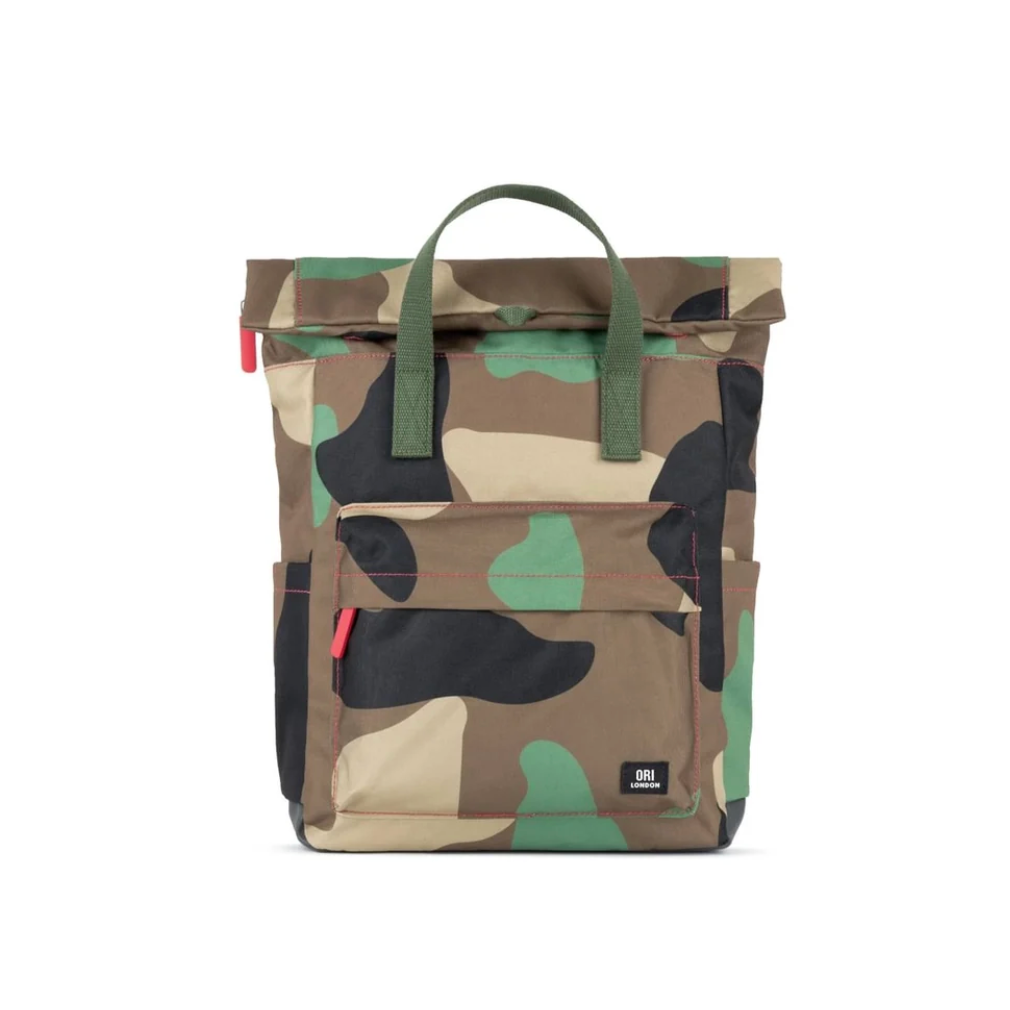 Canfield Roll Top Backpack in Vintage Camo