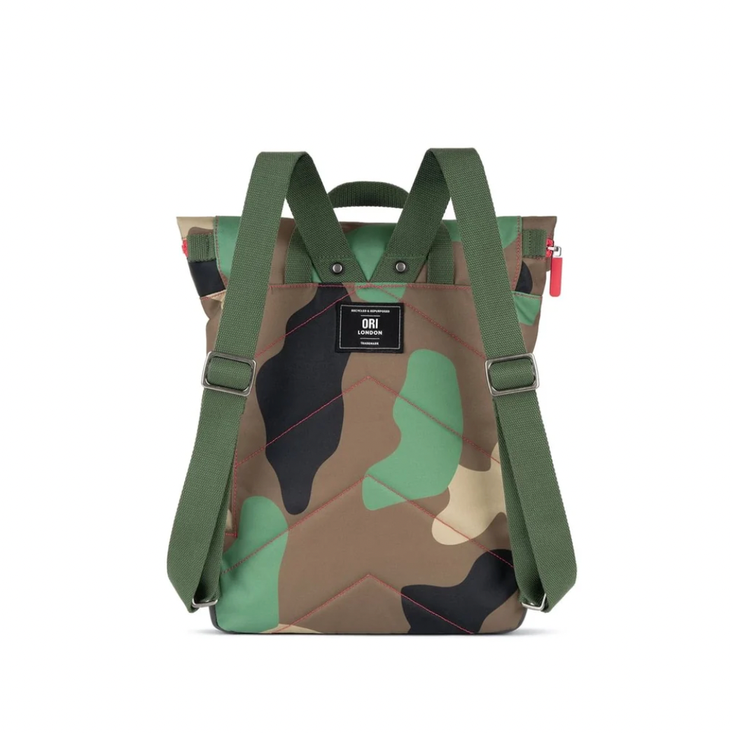 Canfield Roll Top Backpack in Vintage Camo