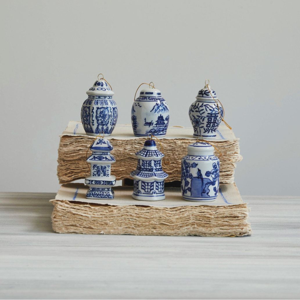 Heirloom Ginger Jar Ornament – 6 Styles