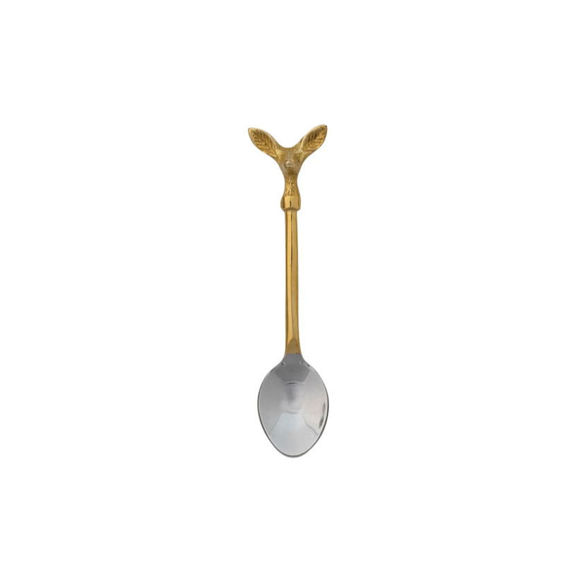 Gold Deer Head Spoon