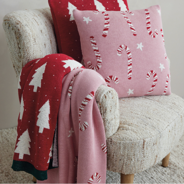 Tree Love Knit Throw Blanket