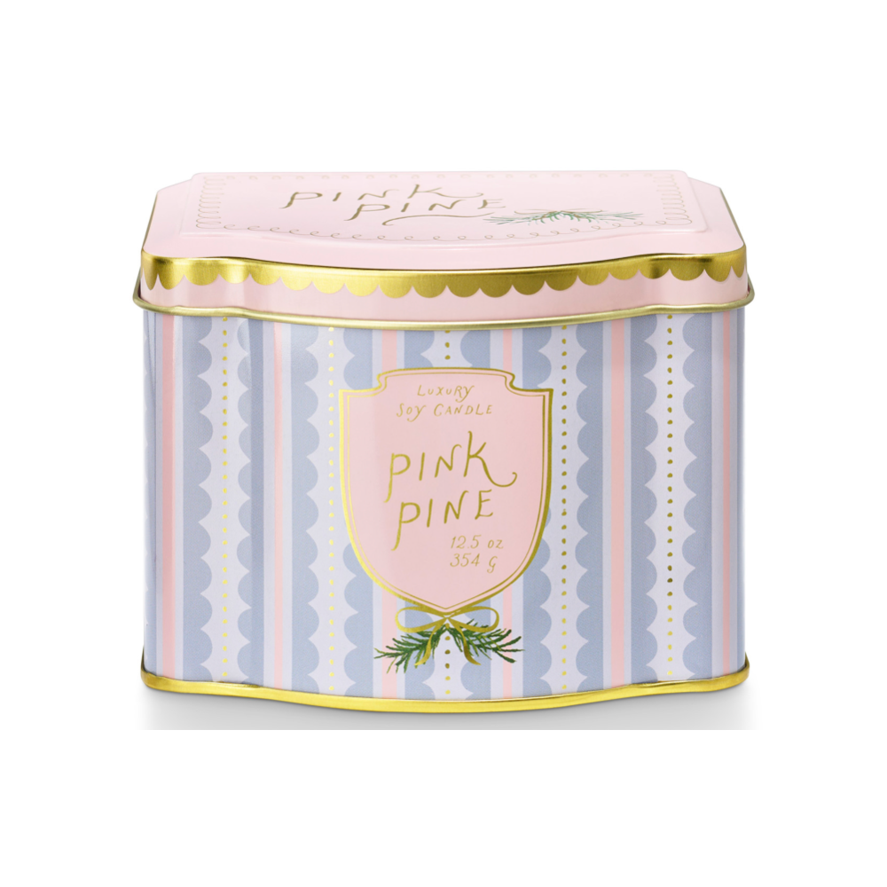 Pink Pine Printed Tin