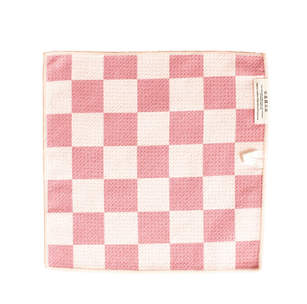 Have a little frill to wipe up a spill. We can’t make your sink smell better, but we can make it look better!  A high-absorbent waffle weave microfiber Washcloth/ Hand Towel  Reversible (A complimentary pattern on each side)  12 inches x 12 inches