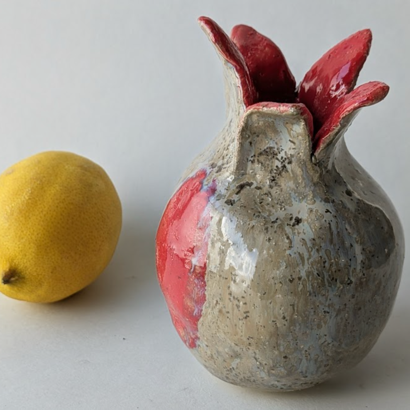 Art by Lilac Pottery - Pomegranates