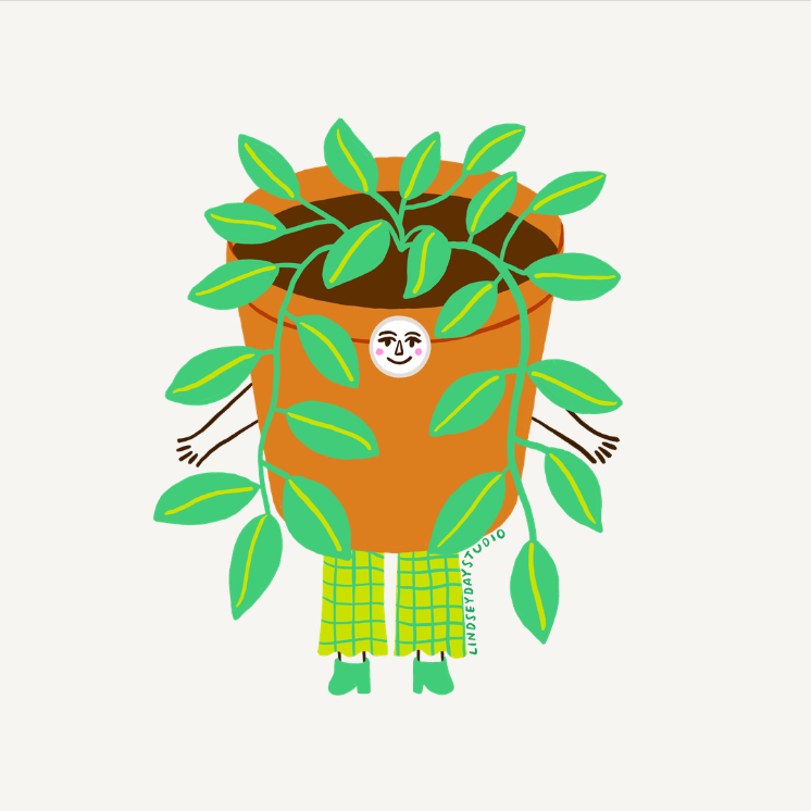Plant Lady Sticker